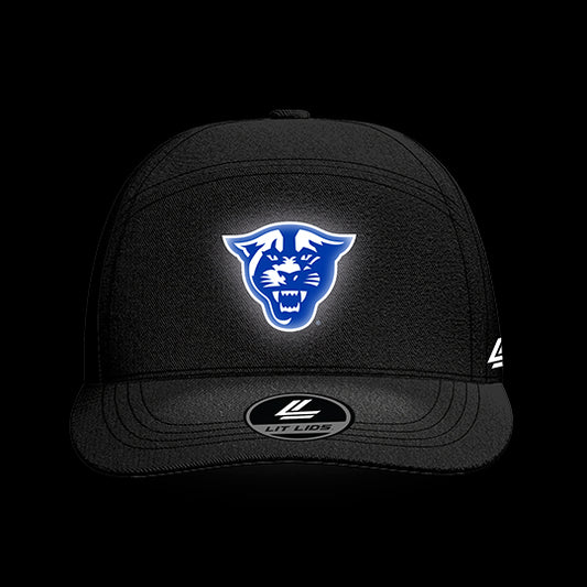 Georgia State University Black Collection 6-Panel Lit Lid