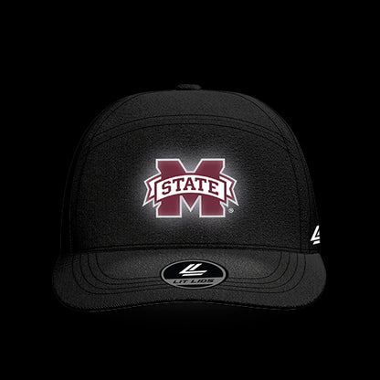 Mississippi State University Black Collection 6-Panel Lit Lid