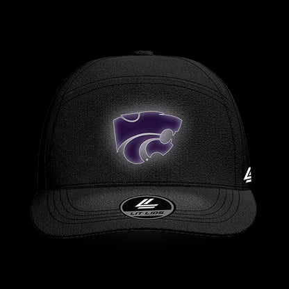 Kansas State University Black Collection 6-Panel Lit Lid