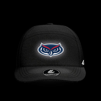 Florida Atlantic University Black Collection 6-Panel Lit Lid