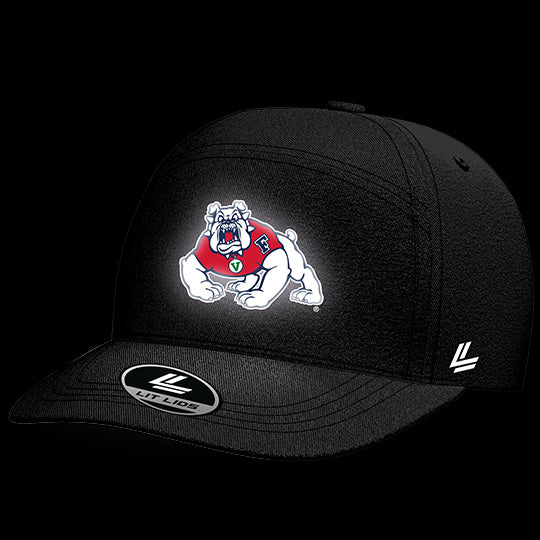 Fresno State University Black Collection 6-Panel Lit Lid