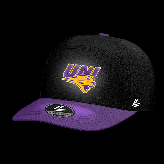 University of Northern Iowa Panthers Varsity 6-Panel Lit Lid