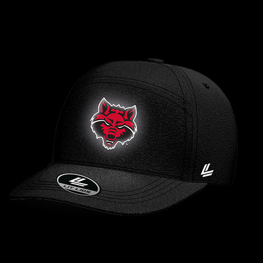 Arkansas State Black Collection 6-Panel Lit Lid
