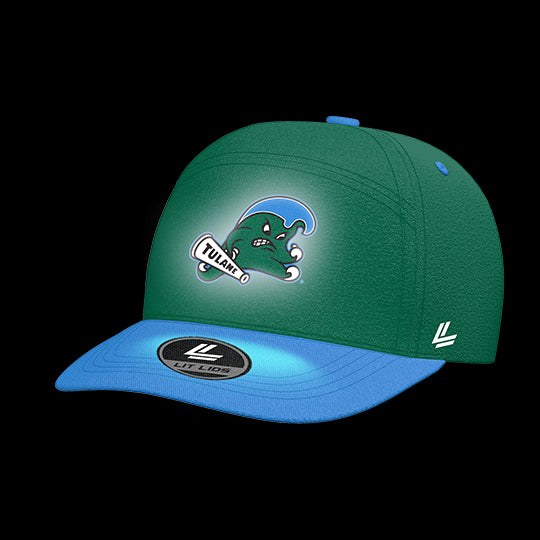 Tulane University Green Waves Varsity 5-Panel Lit Lid