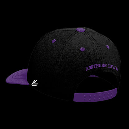 University of Northern Iowa Panthers Varsity 6-Panel Lit Lid