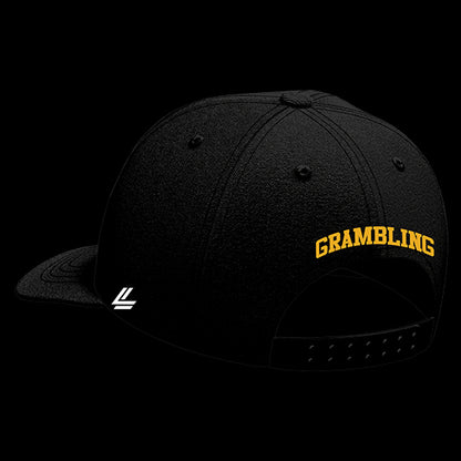 Grambling State University Black Collection 6-Panel Lit Lid