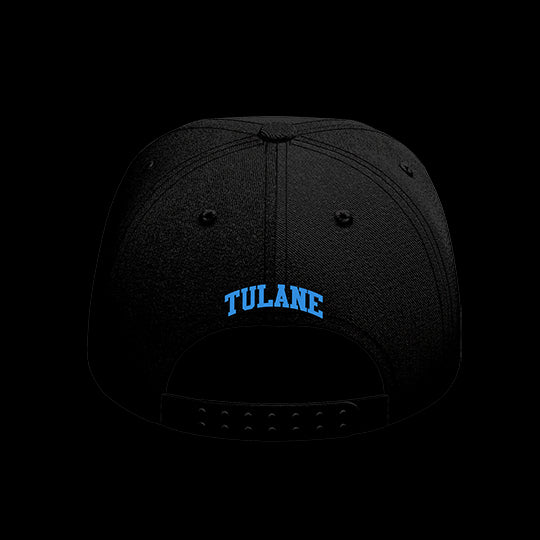 Tulane University Black Collection 6-Panel Lit Lid