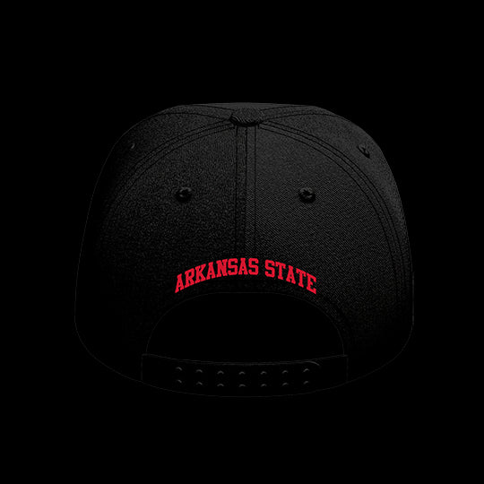 Arkansas State Black Collection 6-Panel Lit Lid