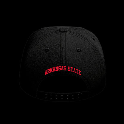 Arkansas State Black Collection 6-Panel Lit Lid