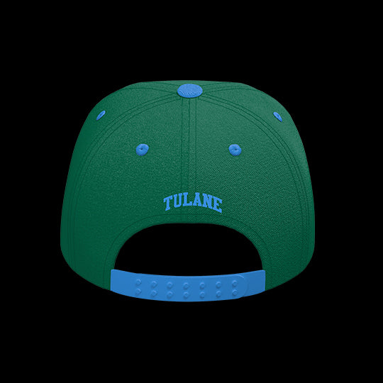Tulane University Green Waves Varsity 5-Panel Lit Lid