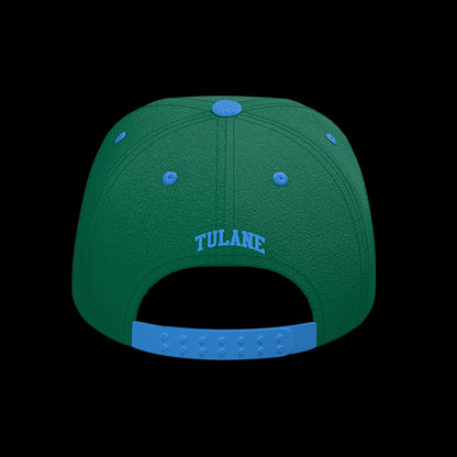 Tulane University Green Waves Varsity 5-Panel Lit Lid