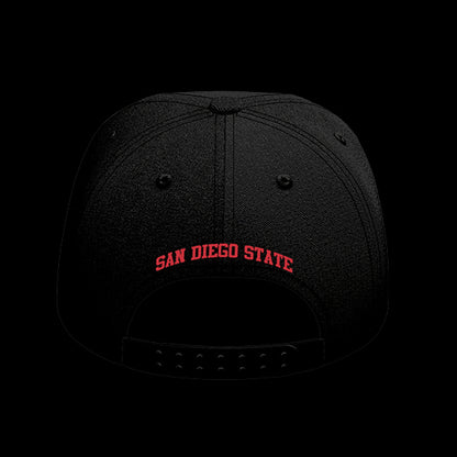 SDSU Black Collection 6-Panel Lit Lid
