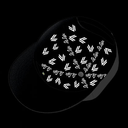 University of Tulsa Black Collection 6-Panel Lit Lid